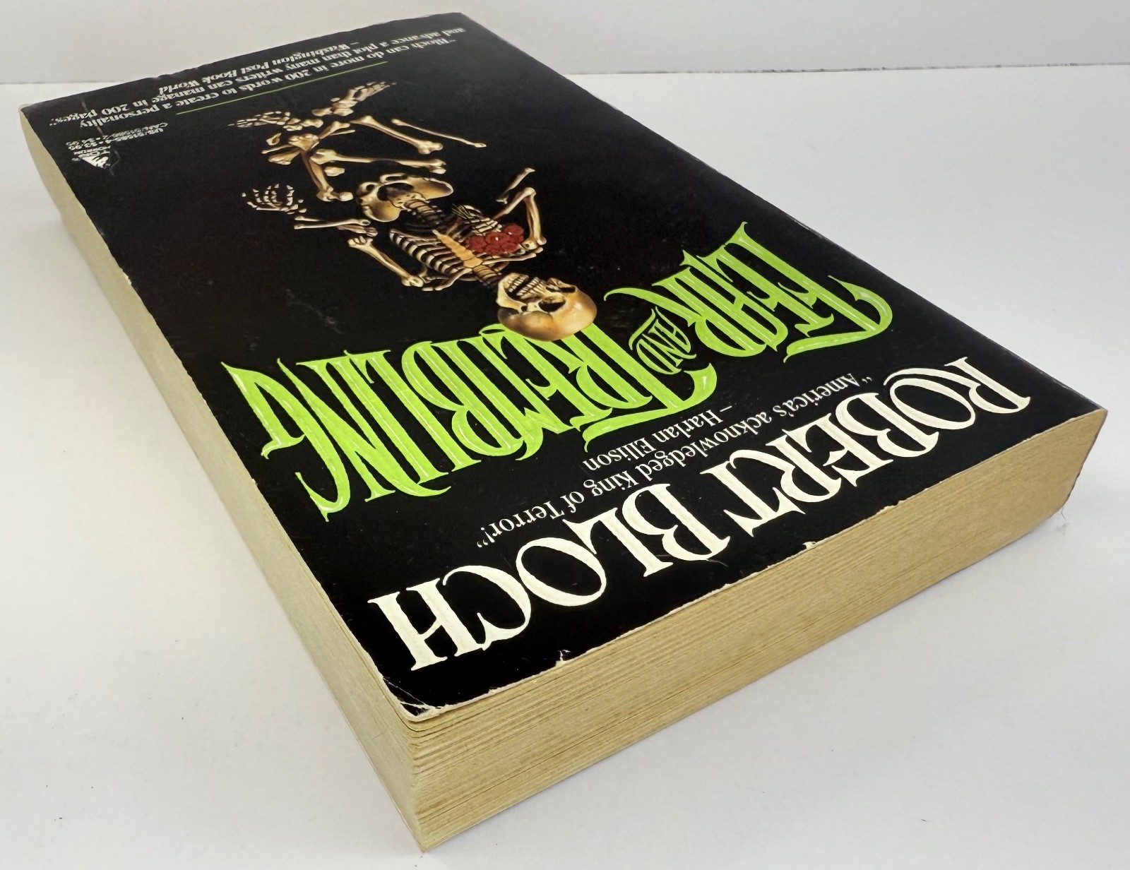 Fear and Trembling by Robert Bloch 1989 First Edition Paperback Tor