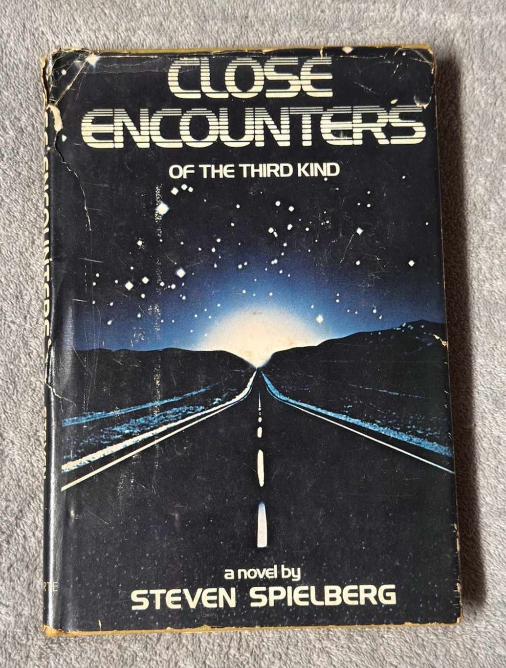 Close Encounters of the Third Kind – 1977 HC, DJ, BCE 1st Ed – Steven Spielberg
