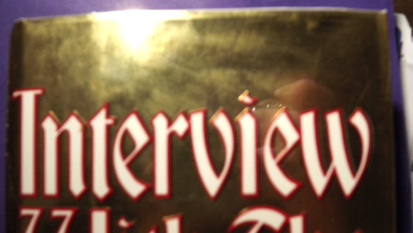 Anne Rice Interview With The Vampire (1976) HC.DJ. 1st. Ed. 2nd Prnt Signed Page