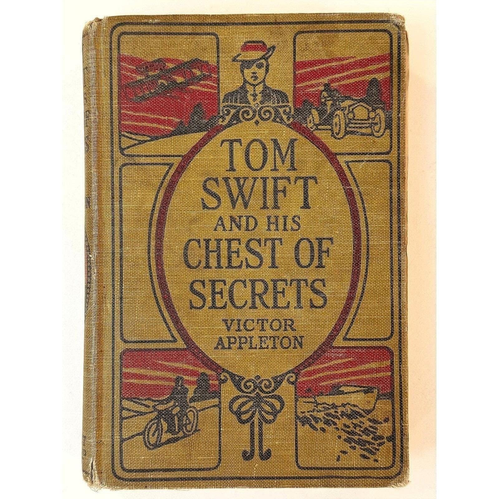 Tom Swift Chest of Secrets 1925 Grosset & Dunlap HC Victor Appleton Vintage Book