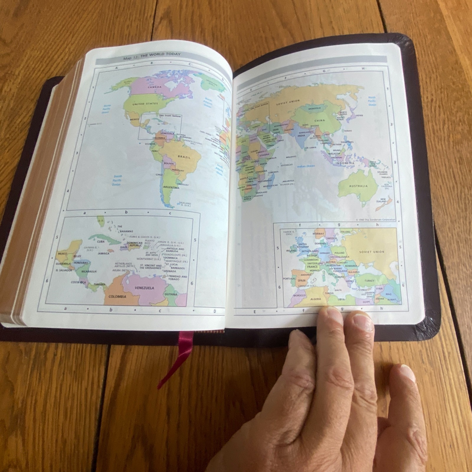 The NIV Rainbow Study Bible Bold Line Edition Burgundy