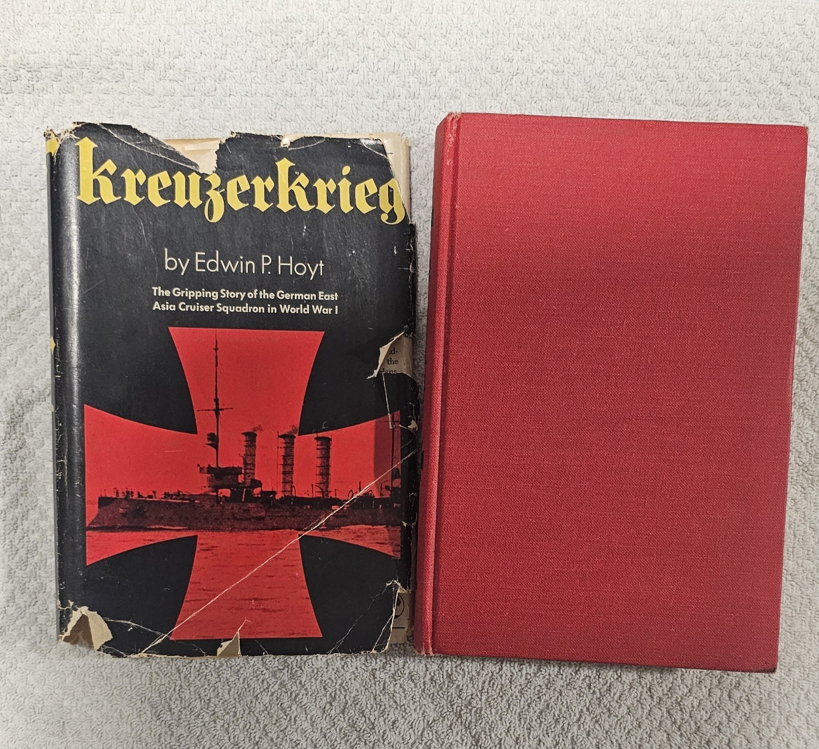 Kreuzerkrieg Edwin P Hoyt 1968 Hardcover First Edition German Cruiser WWI