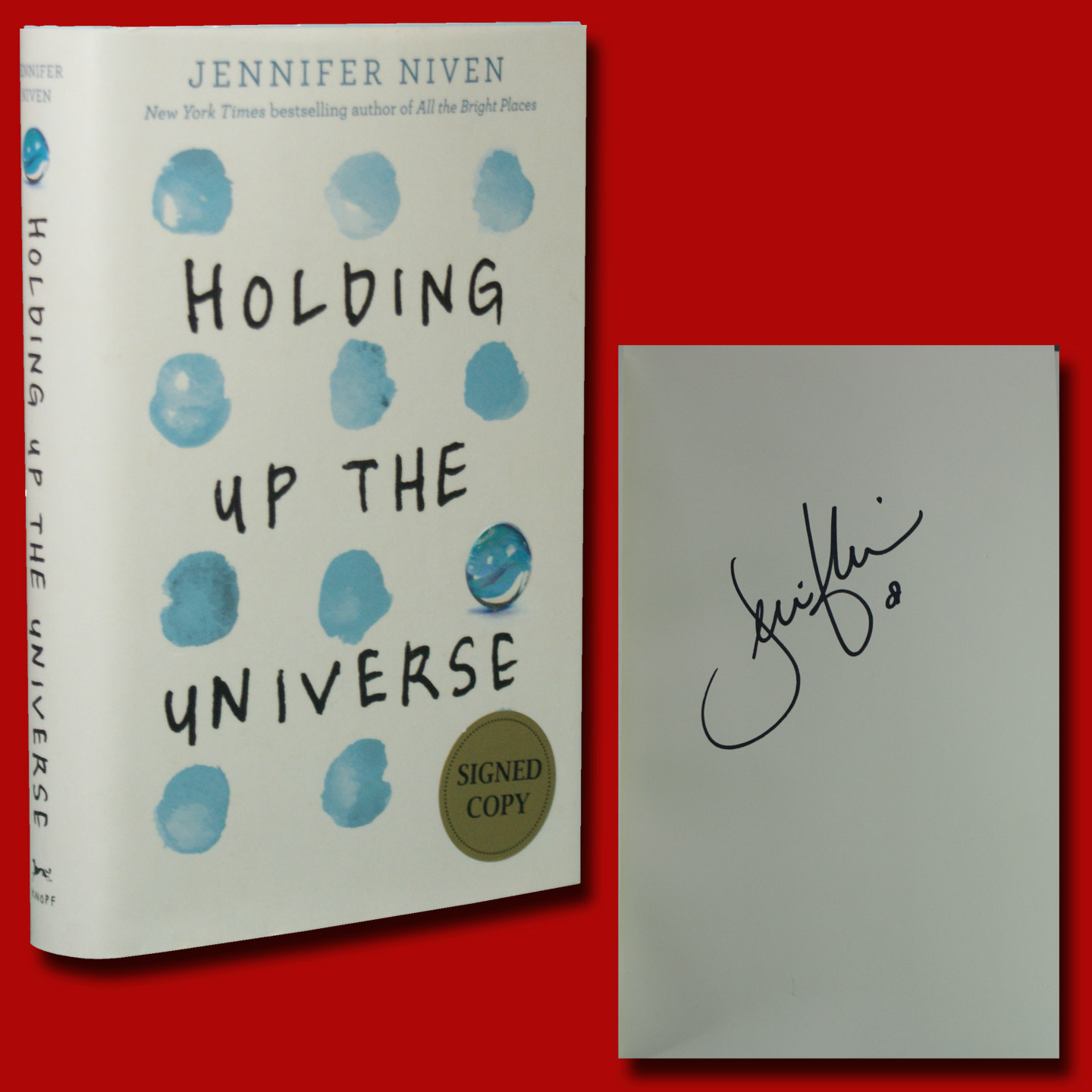 Holding up the Universe SIGNED Jennifer Niven (2016,HC,1st/1st) BRAND NEW