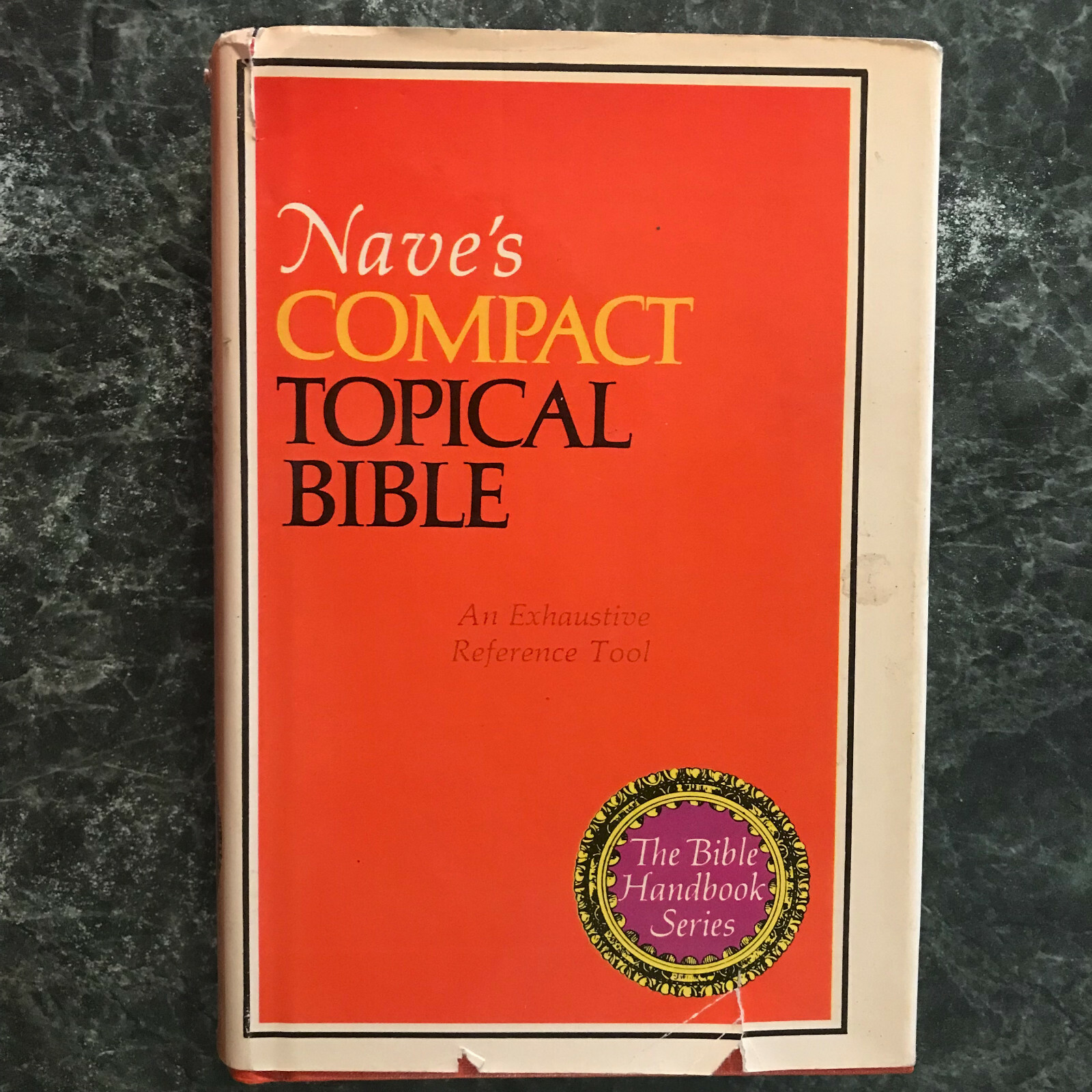 Nave’s Compact Topical Bible, HBwDJ, 1972, 536 pages