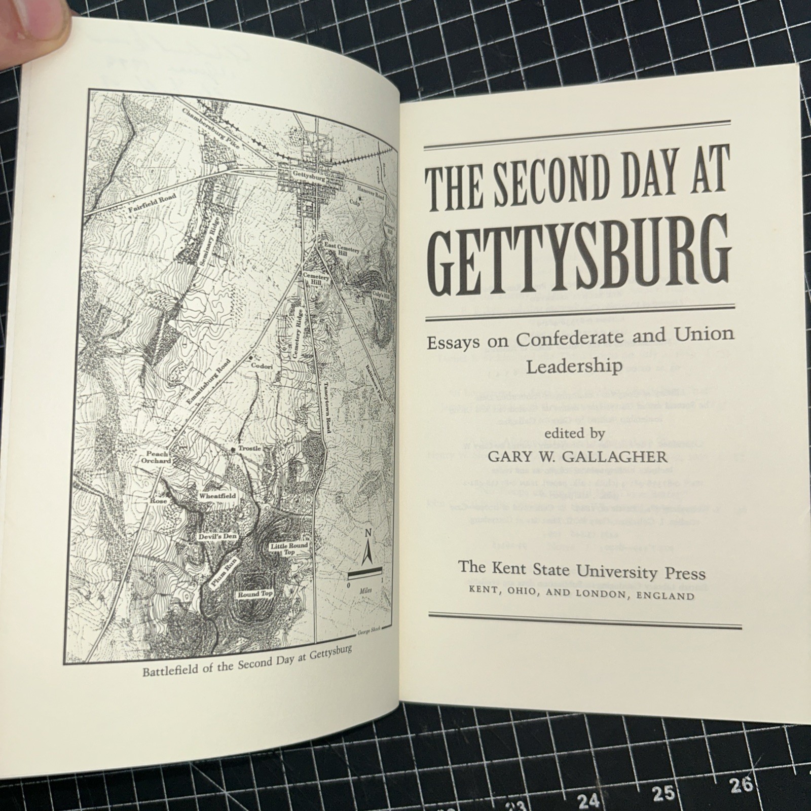 First & Second Day at Gettysburg 2 books Gary W Gallagher