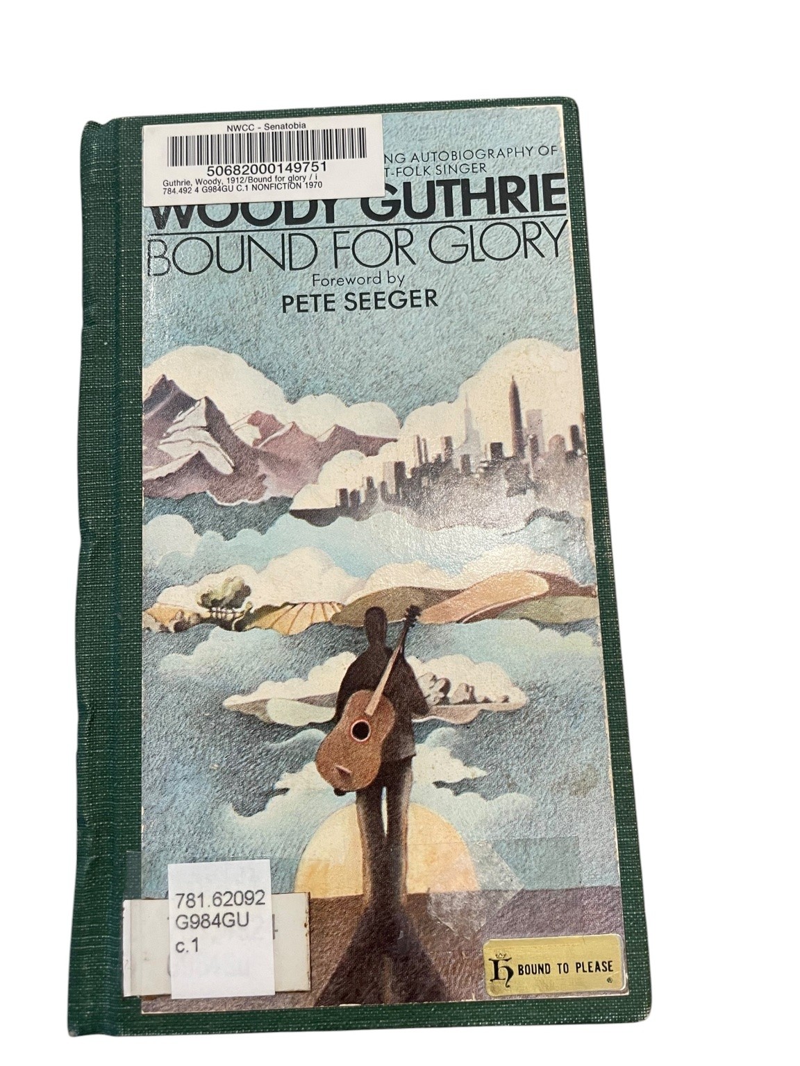 Bound For Glory Woody Guthrie 1970 Autobiography Folk Music New American Library