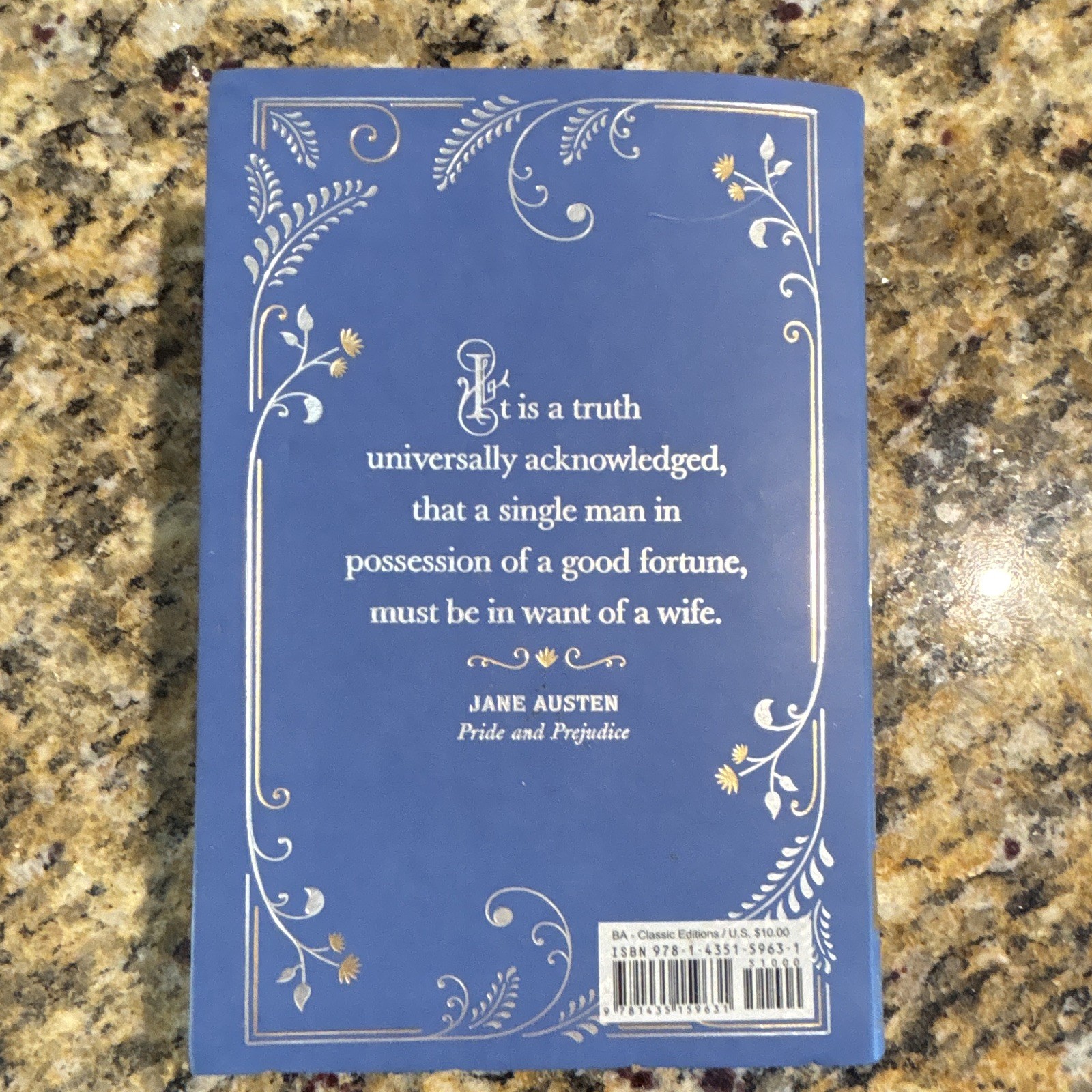 Jane Austen Pride and Prejudice Barnes & Noble Exclusive Classic Editions HC