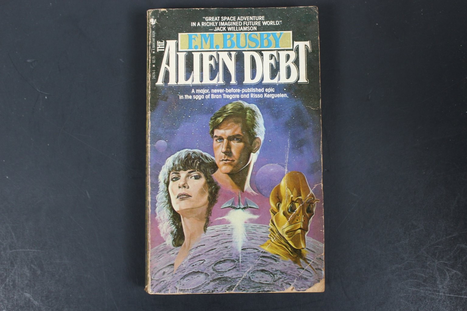 The Alien Debt F. M. Busby 1984 First Paperback Edition Science Fiction Bantam
