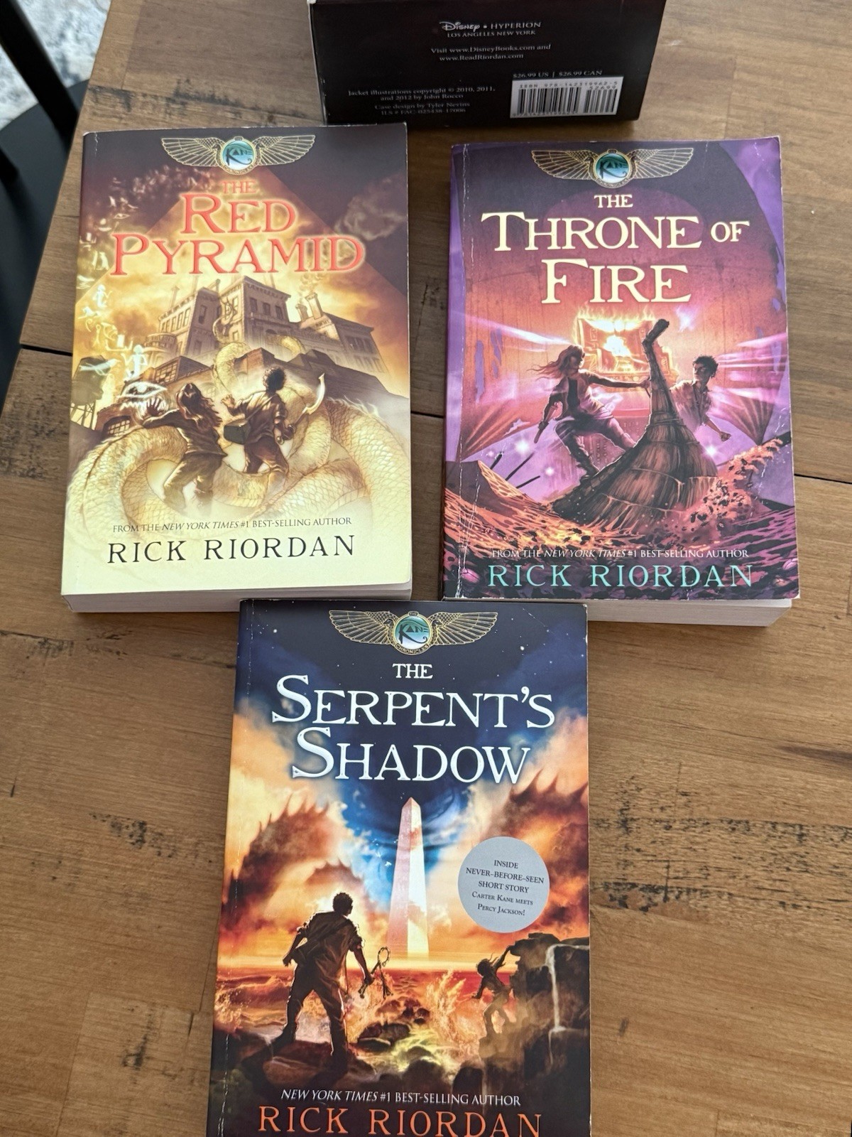 The Kane Chronicles Complete Box Set by Rick Riordan Vol 1-3