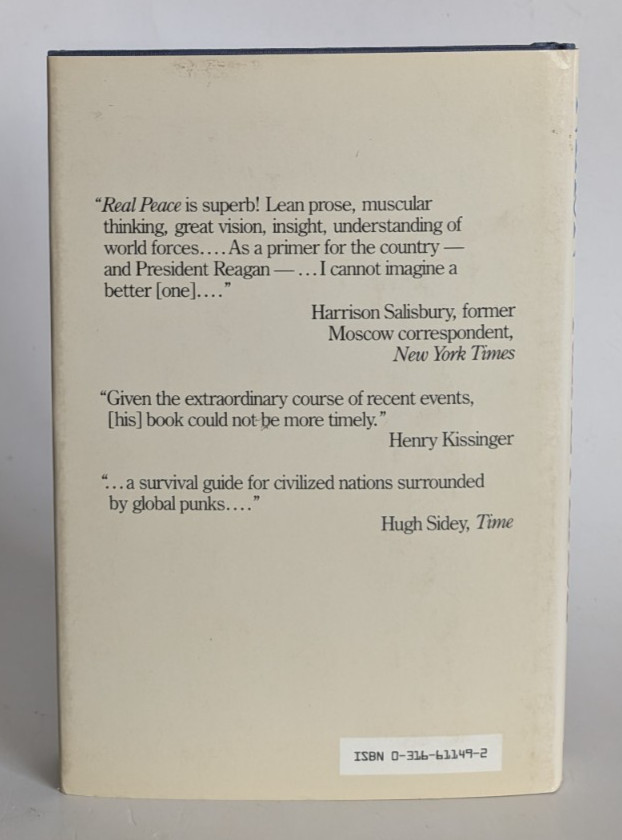 Real Peace by Richard Nixon (1984, Hardcover)