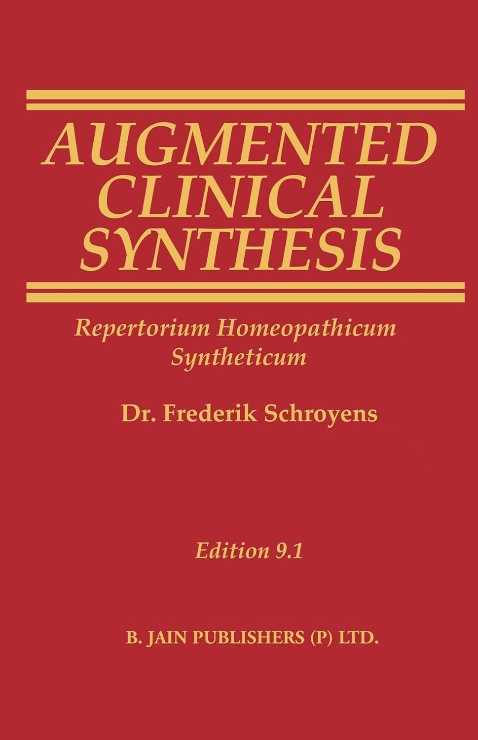 Augmented Clinical Synthesis – Repertorium Homeopathicum Syntheticum Edition 9.1