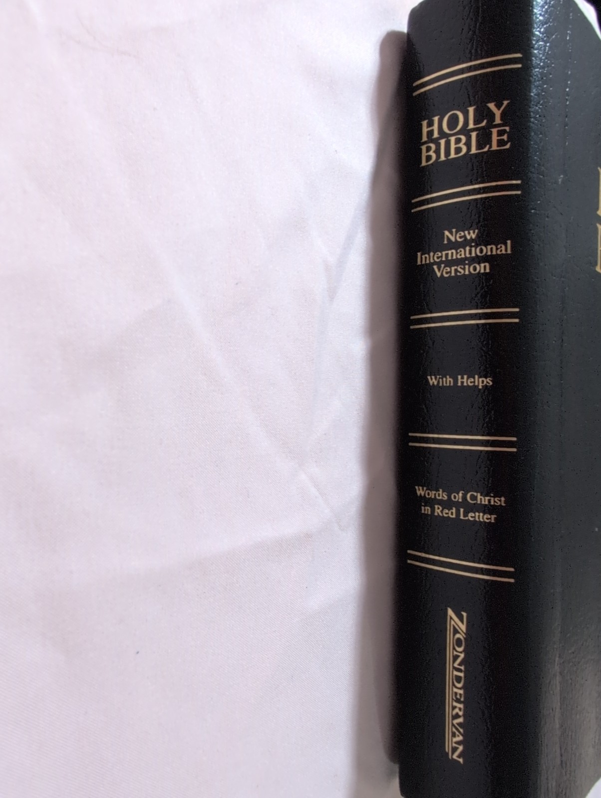 Holy Bible NIV With Helps Red Letter (2001, Faux Leather, Zondervan)