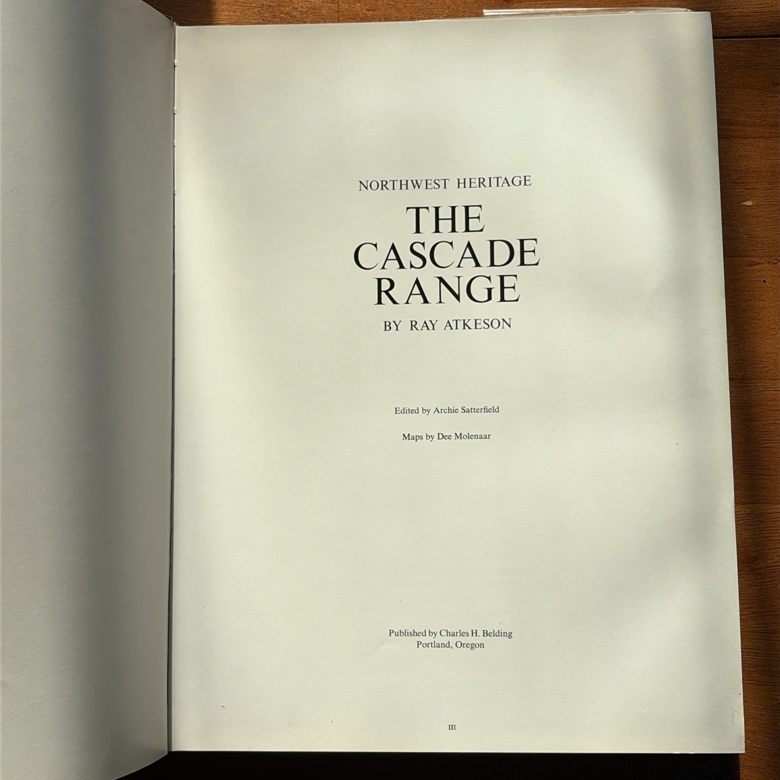 The Cascade Range by Ray Atkeson, 1969