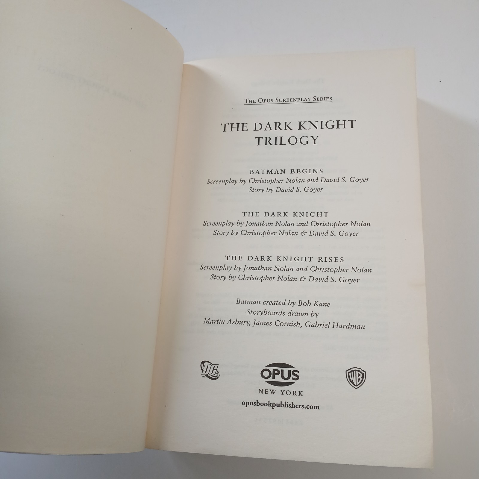 The Dark Knight Trilogy: The Complete Screenplays – Christopher Nolan
