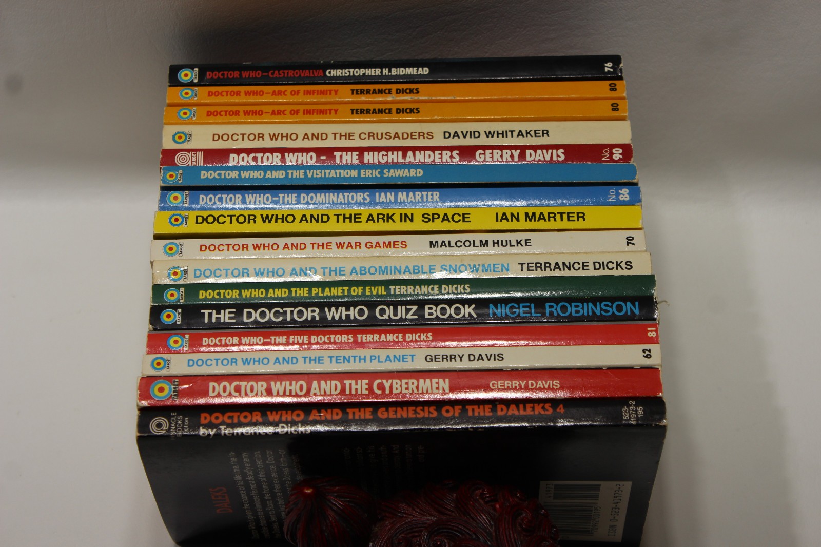 Vintage Lot 16 Doctor Who Target Paperbacks Terrance Dicks Gerry Davis Marter
