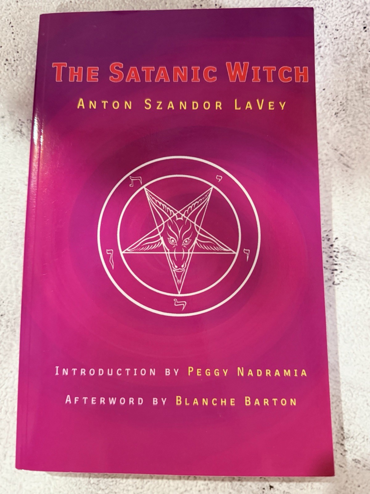 The Satanic Witch by Anton Szandor LaVey Paperback Feral House