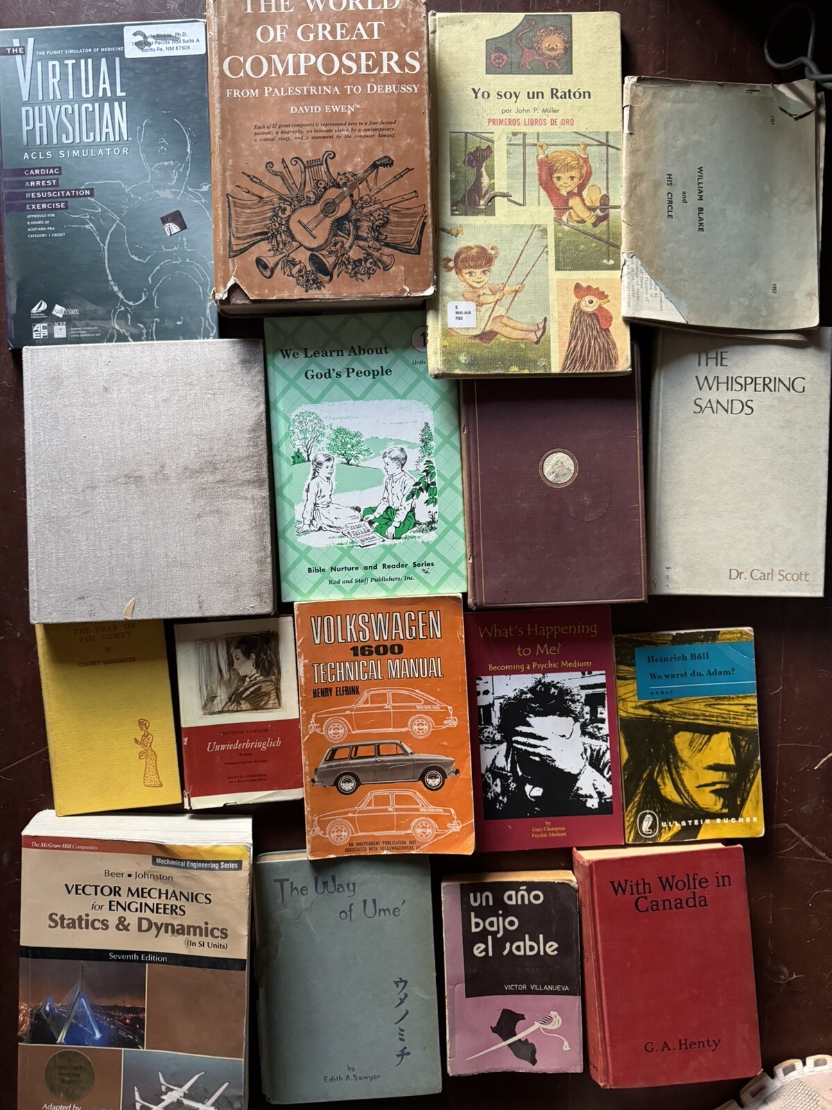 pick a book from selection