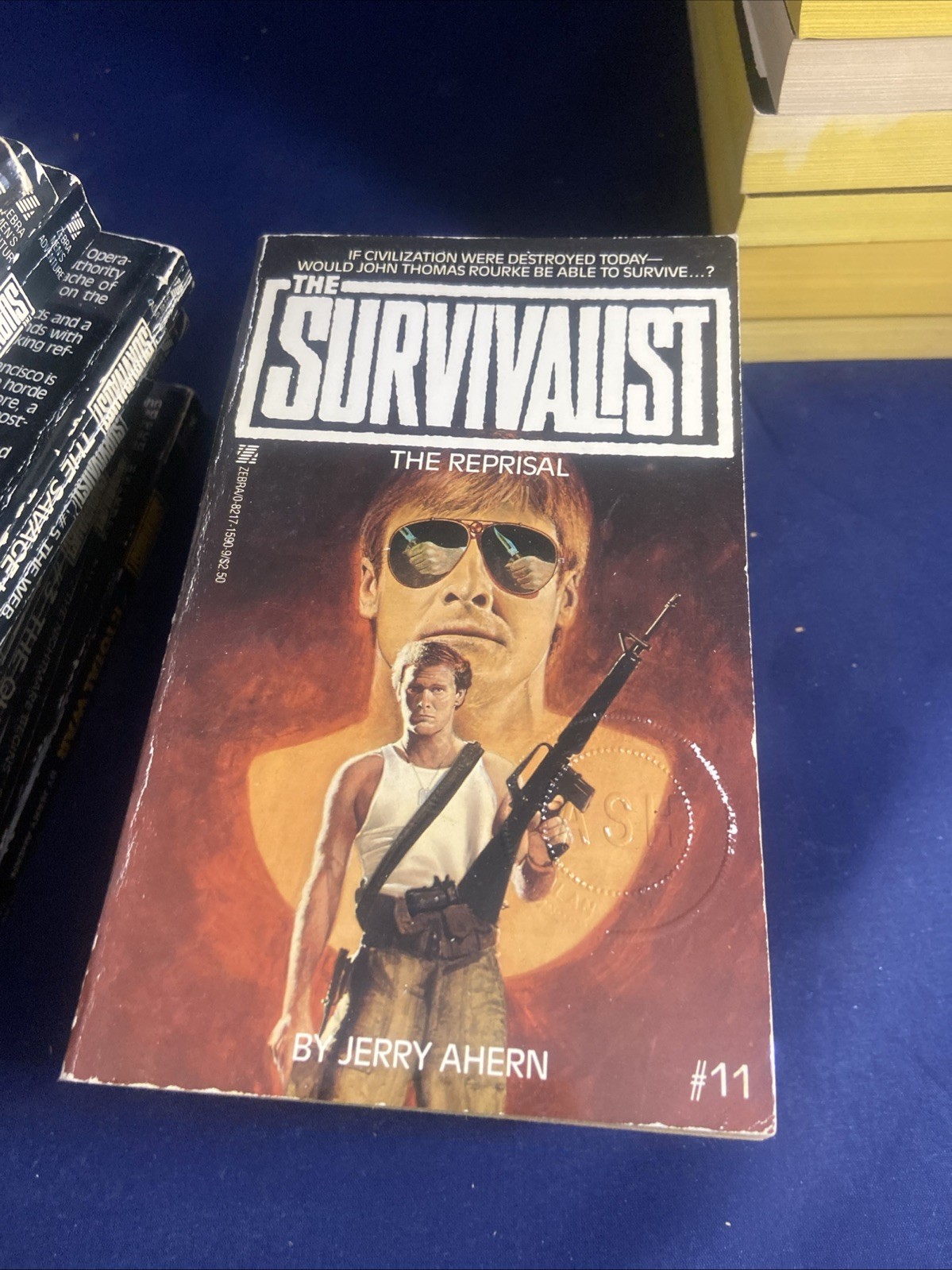 The Survivalist Jerry Ahern PAPERBACK LOT 1-16; 19-24 + Mid-Wake/The Legend NICE
