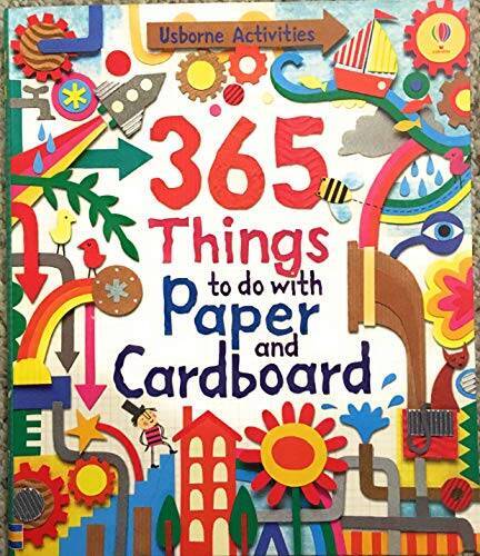 365 Things to do with Paper and Cardboard – Paperback By Usborne – GOOD