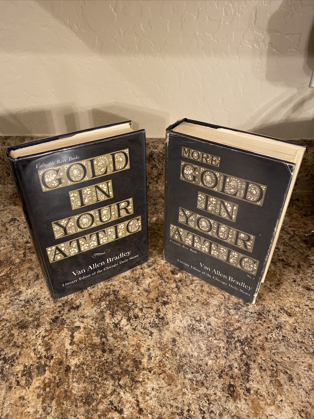 Gold in Your Attic – 2 Book SIGNED Lot by Van Allen Bradley Both Firsts HC