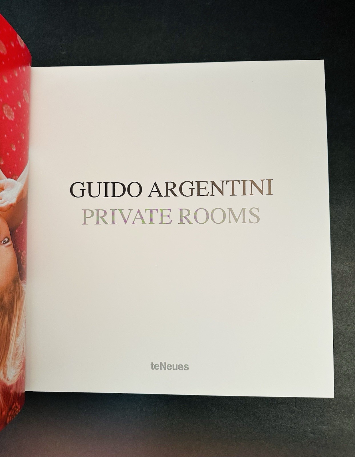 Guido Argentini Private Rooms, 2005 HC DJ Book, Erotic Photography