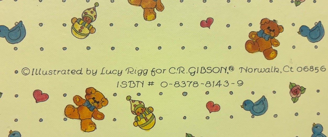 Vintage Lucy Rigg Baby Book- “Baby’s Book” For Recording Milestones- (1986)- New