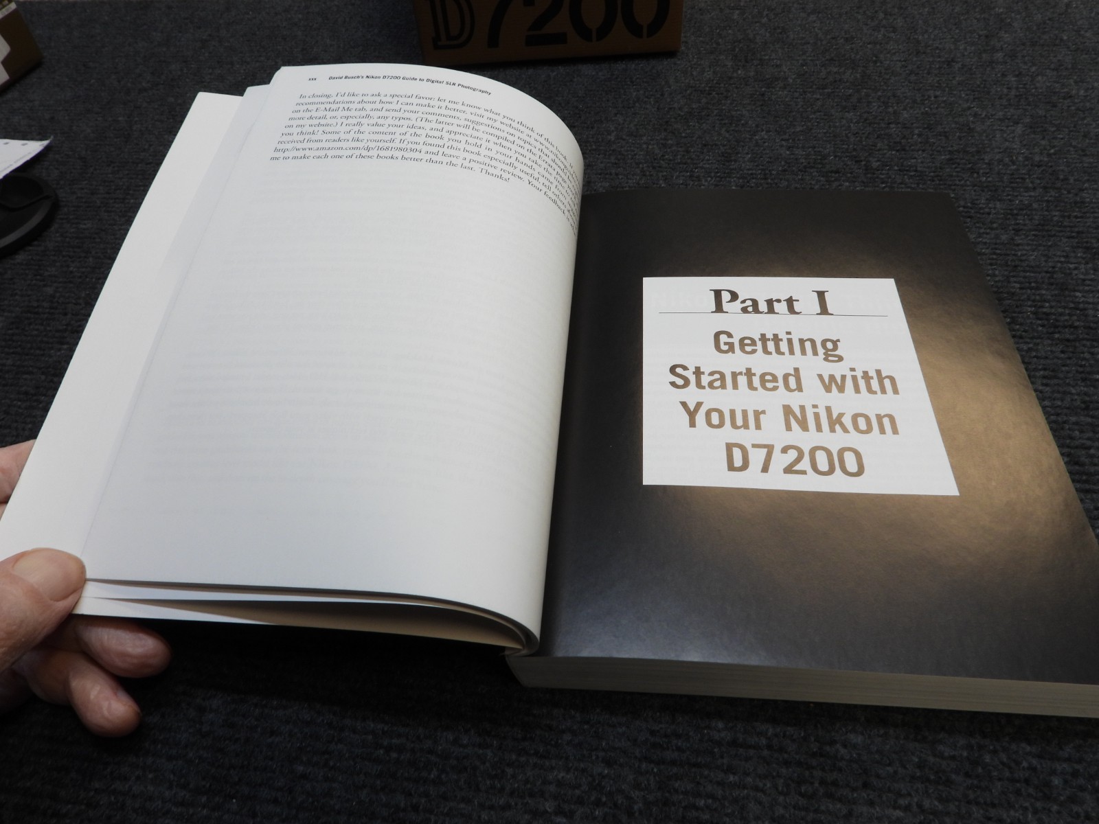 David Busch’s Nikon D7200 Guide to Digital SLR Photography – MINT SHAPE!