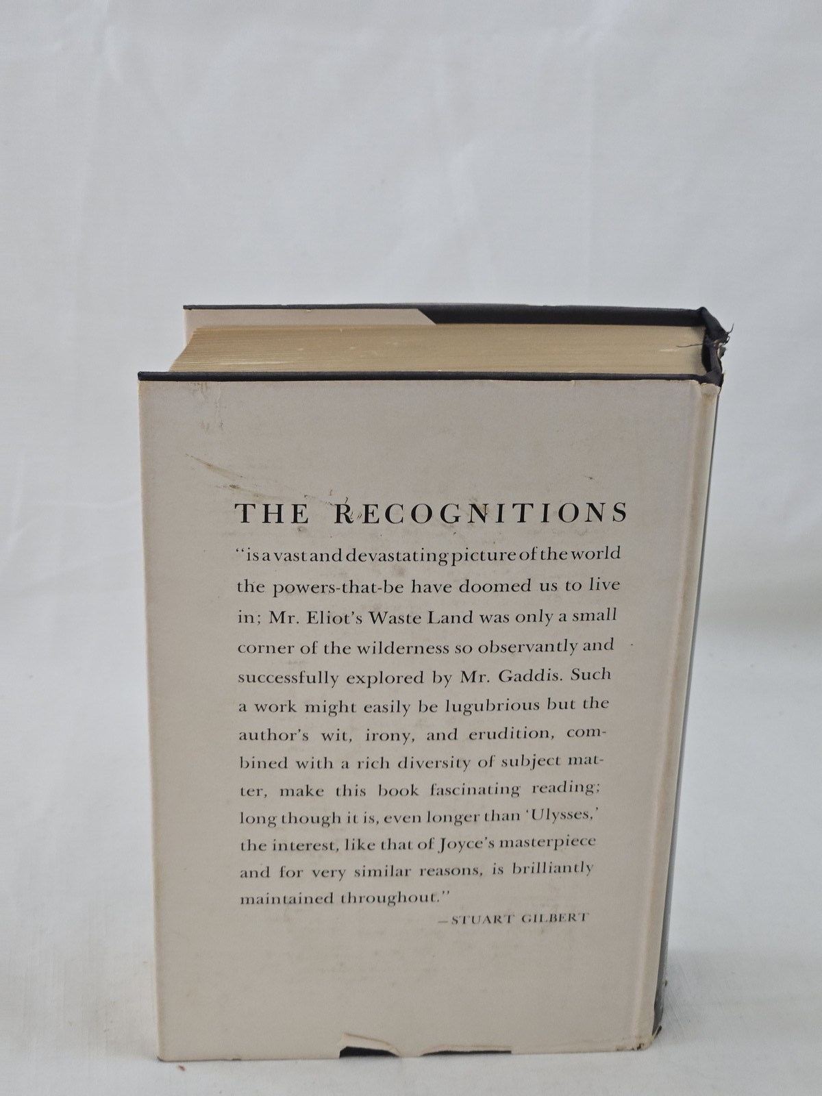 The Recognitions by William Gaddis 1955 First Edition Harcourt Brace & Company
