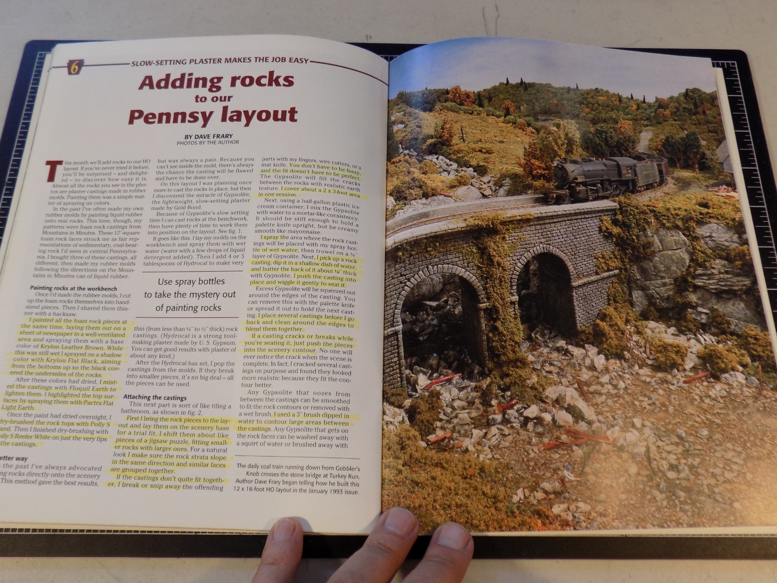 Model Railroader: The Pennsy Middle Division in HO Scale 1966 64pgs (071555)