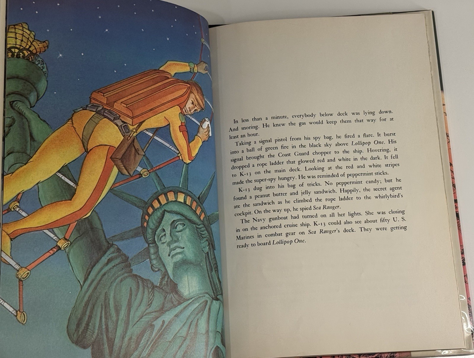 SUPER-SPY K-13 IN OUTER SPACE – Bob Teague Hardcover