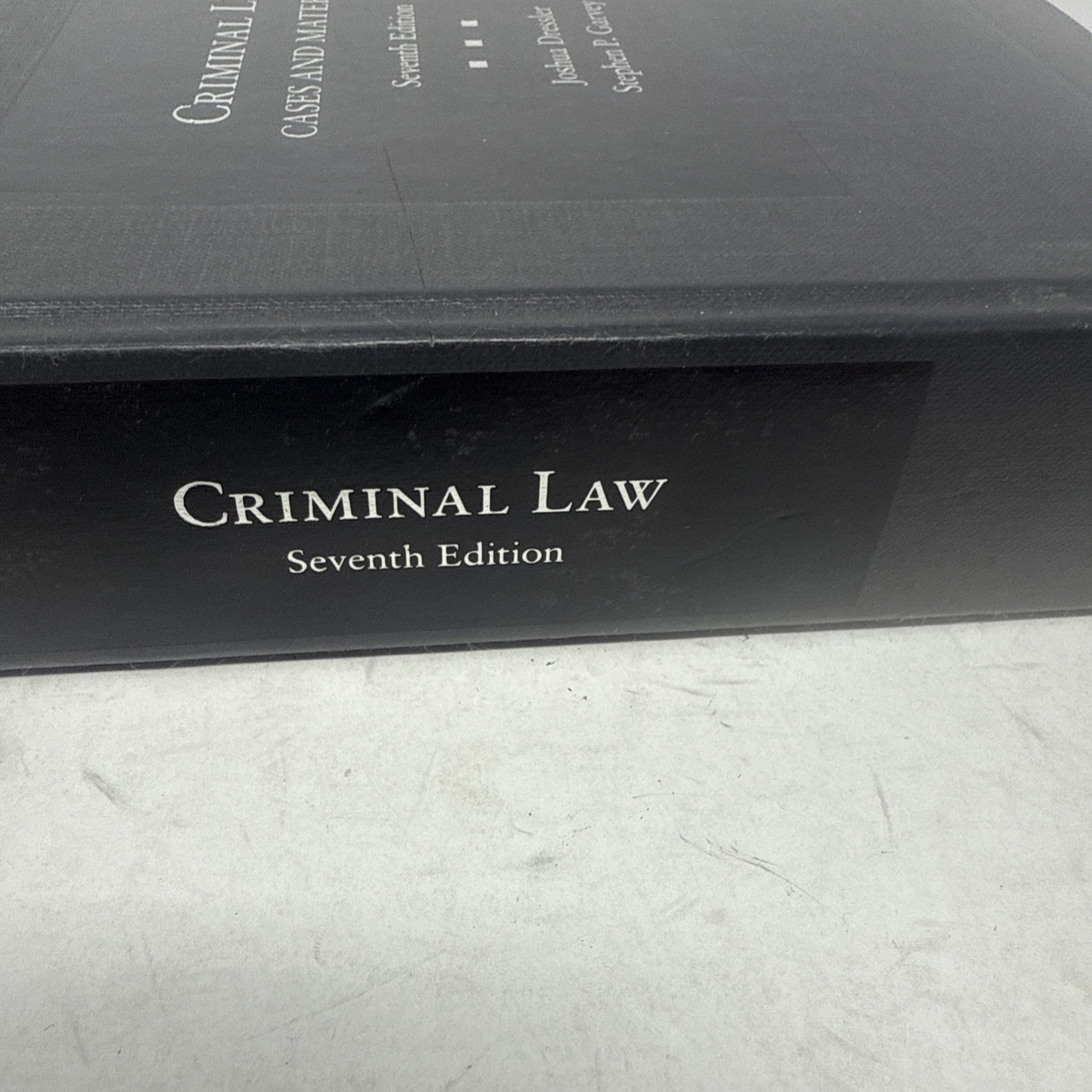 Criminal Law Cases and Materials 7th Ed Dressler & Garvey, American Casebook Ser