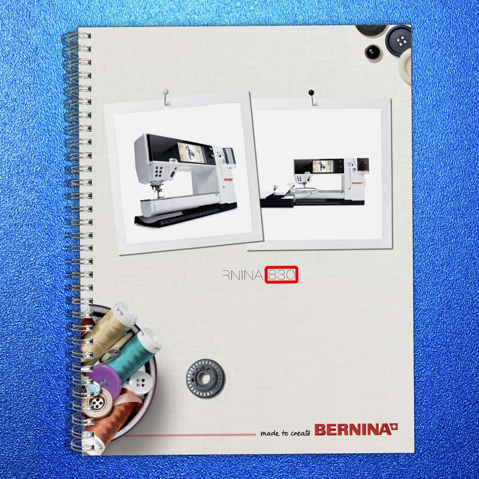 BERNINA 830 Sewing Machine User Manual OWNERS Instruction Guide
