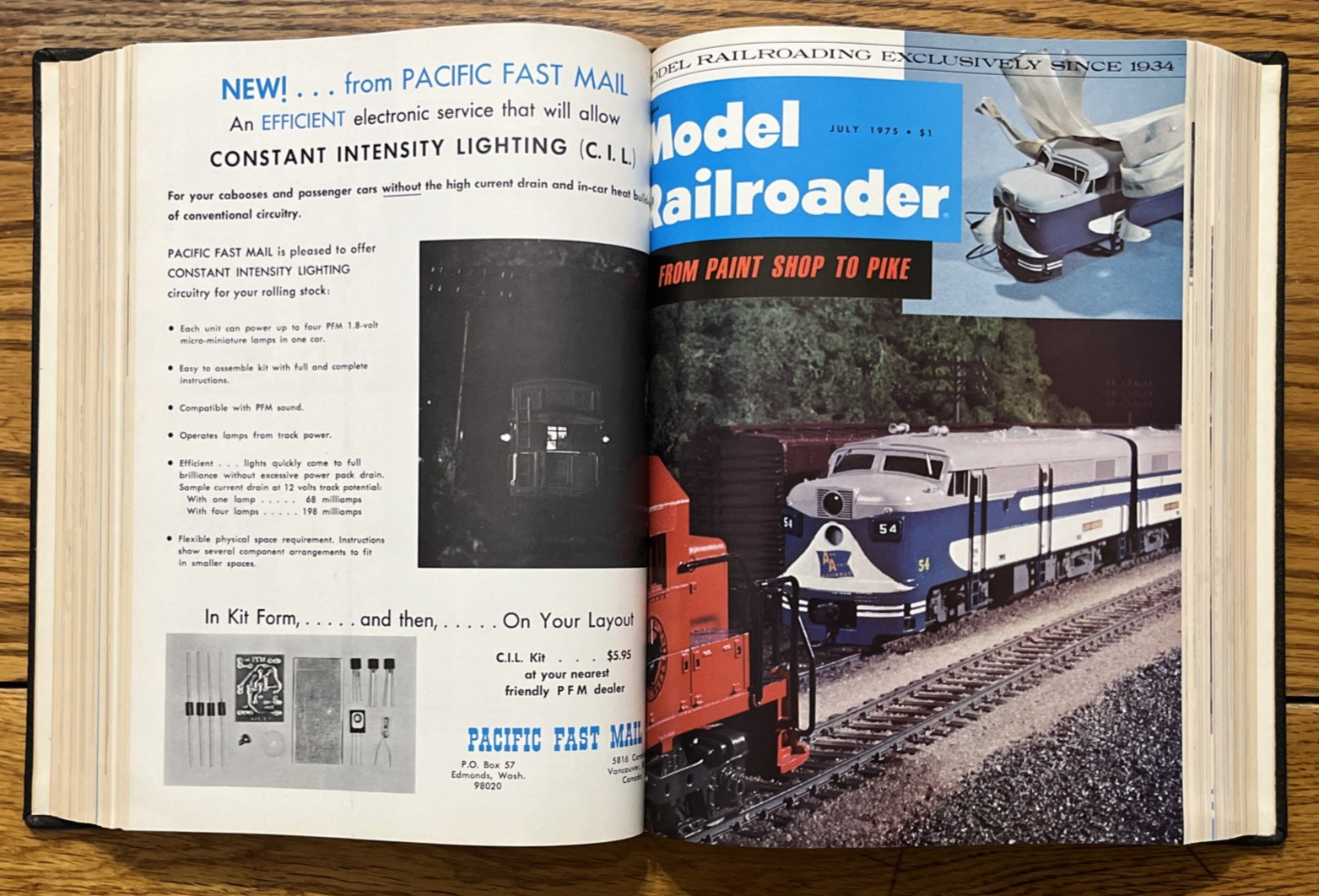 Model Railroader Bound Vol. 42 Complete Year 1975 *NICE!!