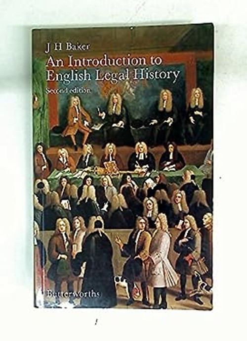 Introduction to English Legal History Paperback J. H. Baker