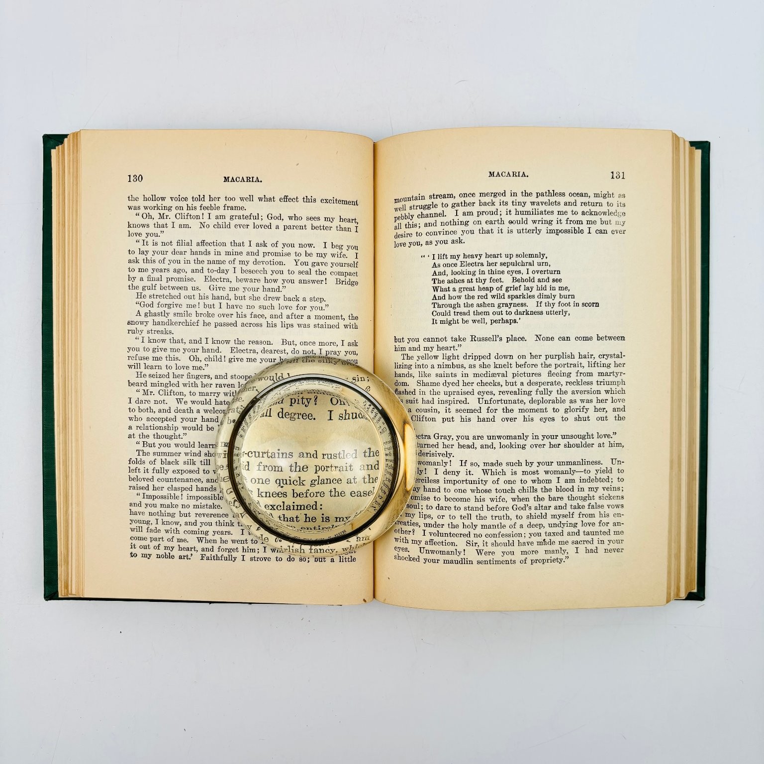 Macaria Augusta Evans Wilson c1900s Antique Novel MA Donohue
