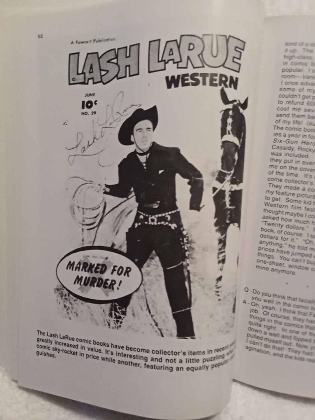 Lash LaRue King of the Bullwhip By Chuck Thornton & David Rothel HC Western Film