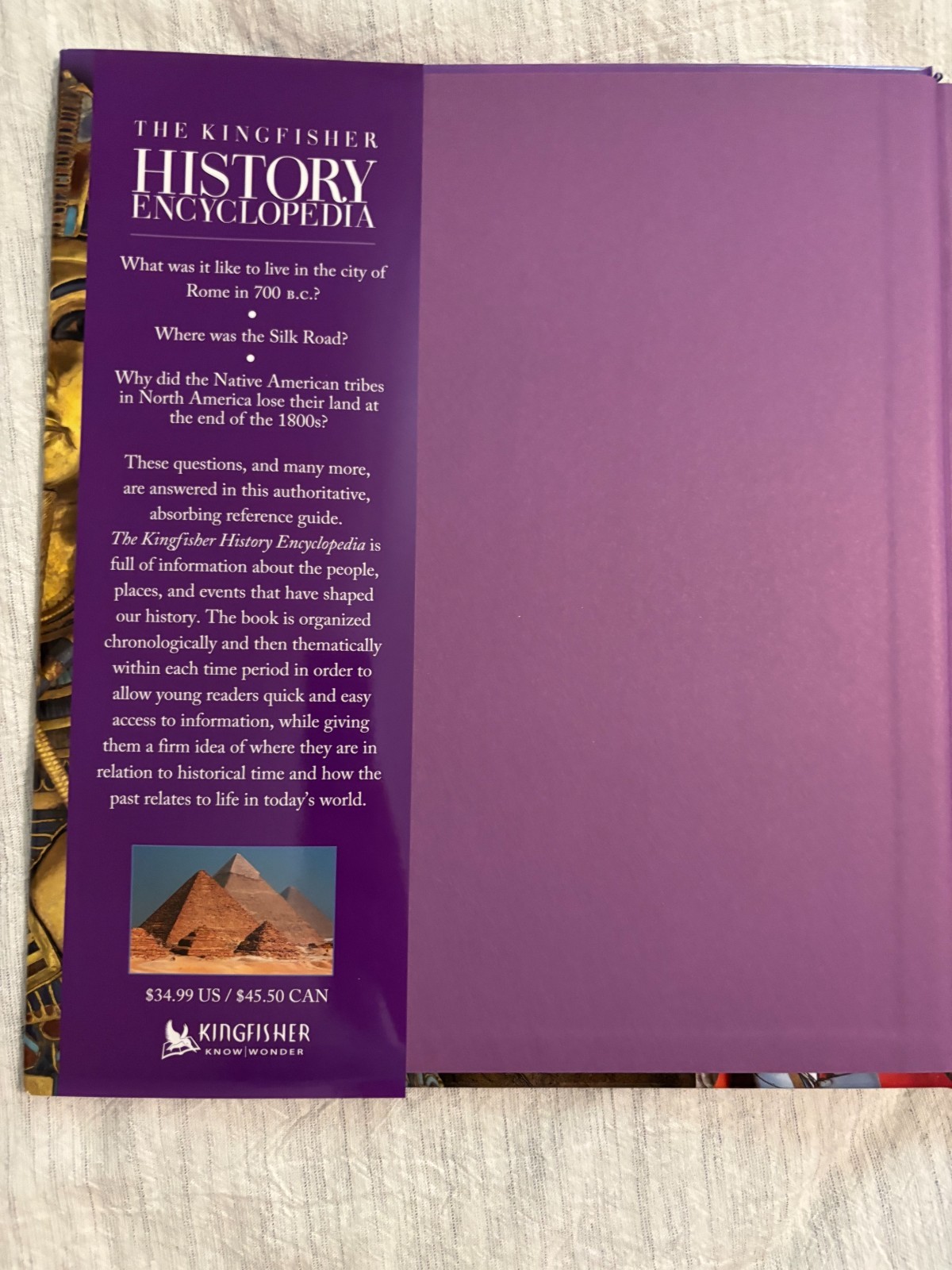 Kingfisher History Encyclopedia 3rd Edition Fully Revised Updated Hardcover 2016