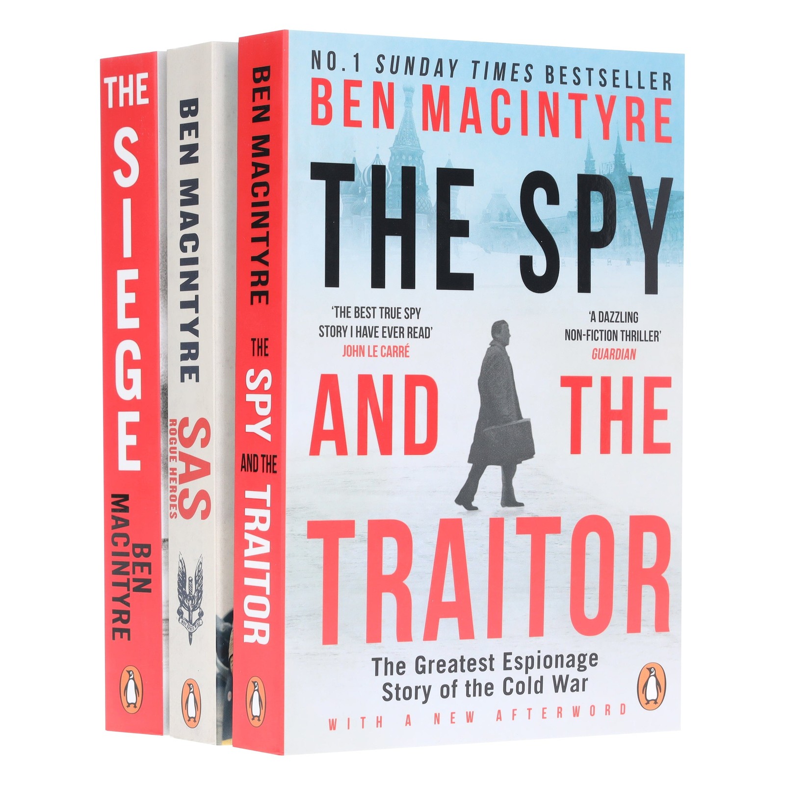 The Spy and the Traitor, SAS: Rogue Heroes & The Siege: By Ben Macintyre 3 Books
