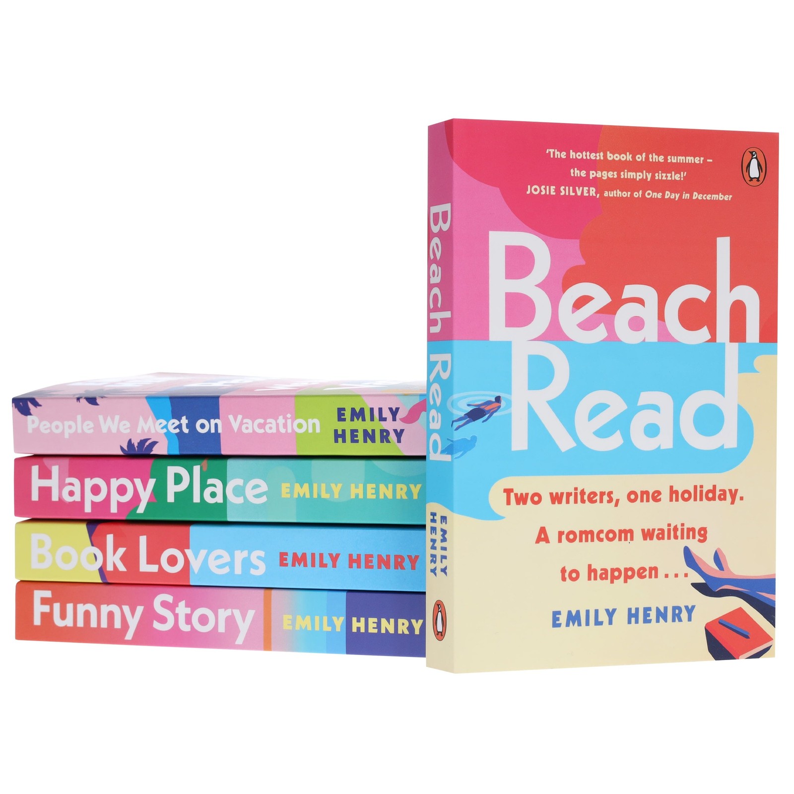 Beach Read Collection By Emily Henry: 5 Books Set – Fiction – Paperback