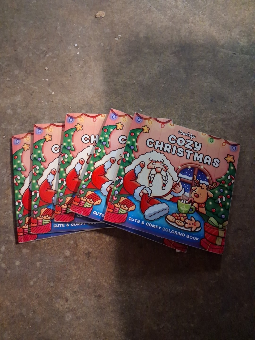 5 New Cozy Christmas: Coloring Book for Adults and Kids (Cozy Spaces Coloring)