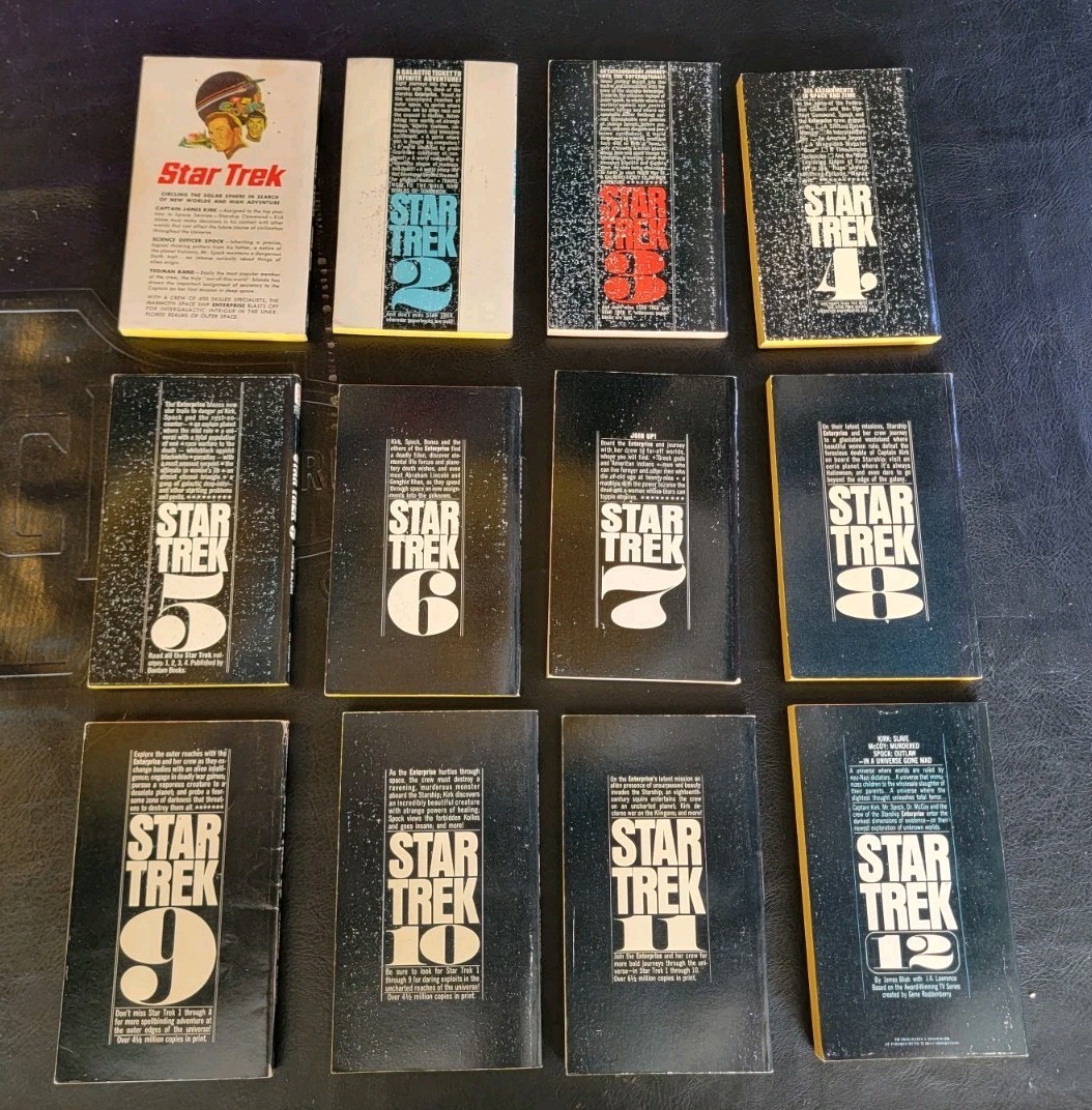 Star Trek Episode Lot Set 1-12 by James Blish Bantam