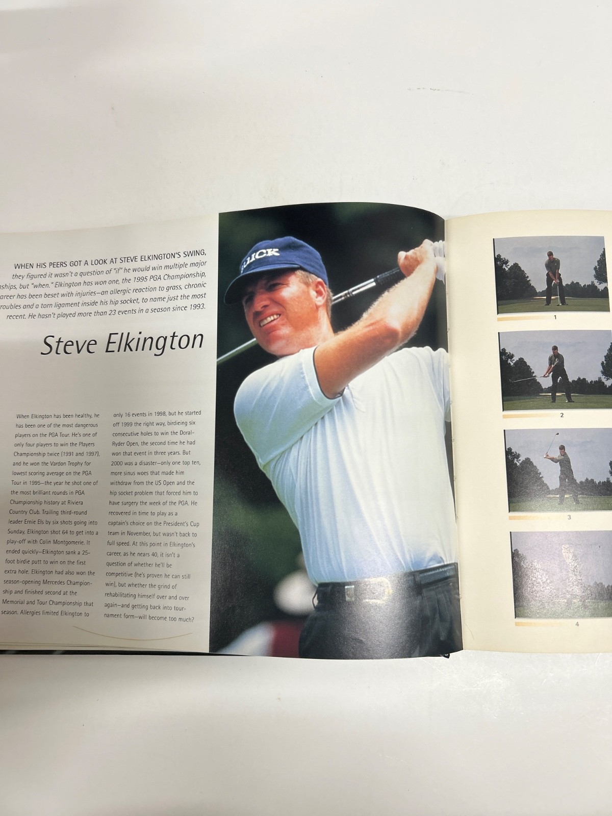 2 Vintage Golf Books “The Swing” 2001 &”Super-Stars of Golf” 1978