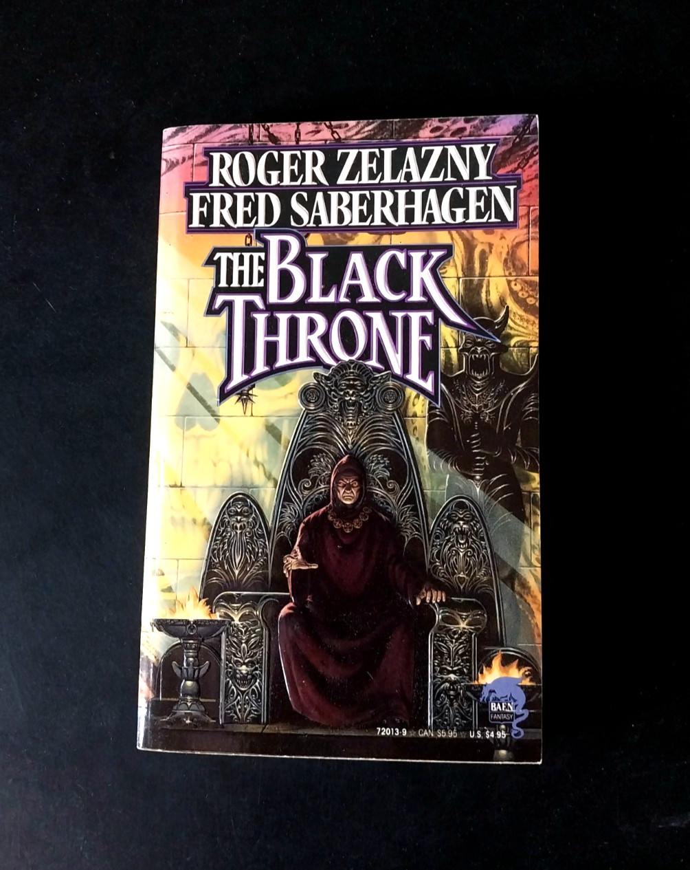 Roger Zelazny & Fred Saberhagen – The Black Throne – Baen First Printing 1990