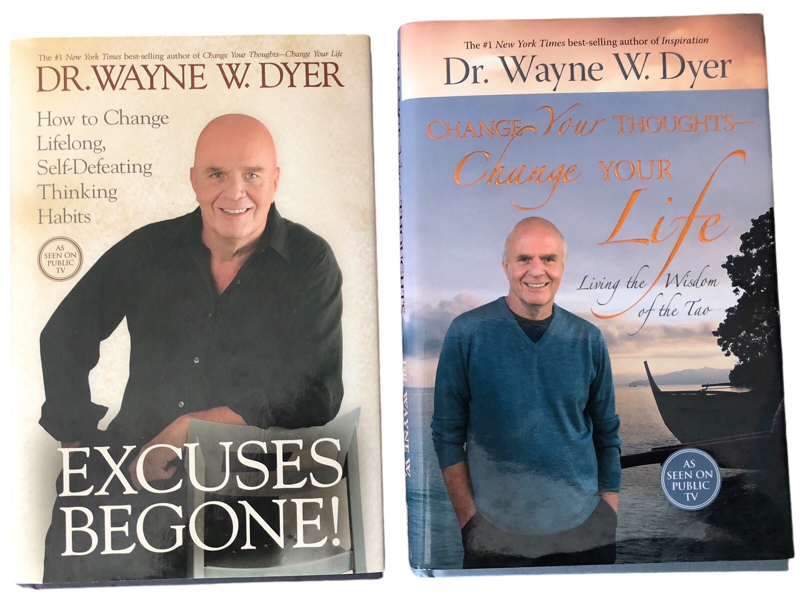 Dr. Wayne W. Dyer Self-Help Inspiration 2-Book Bundle 2009 Hay House HC