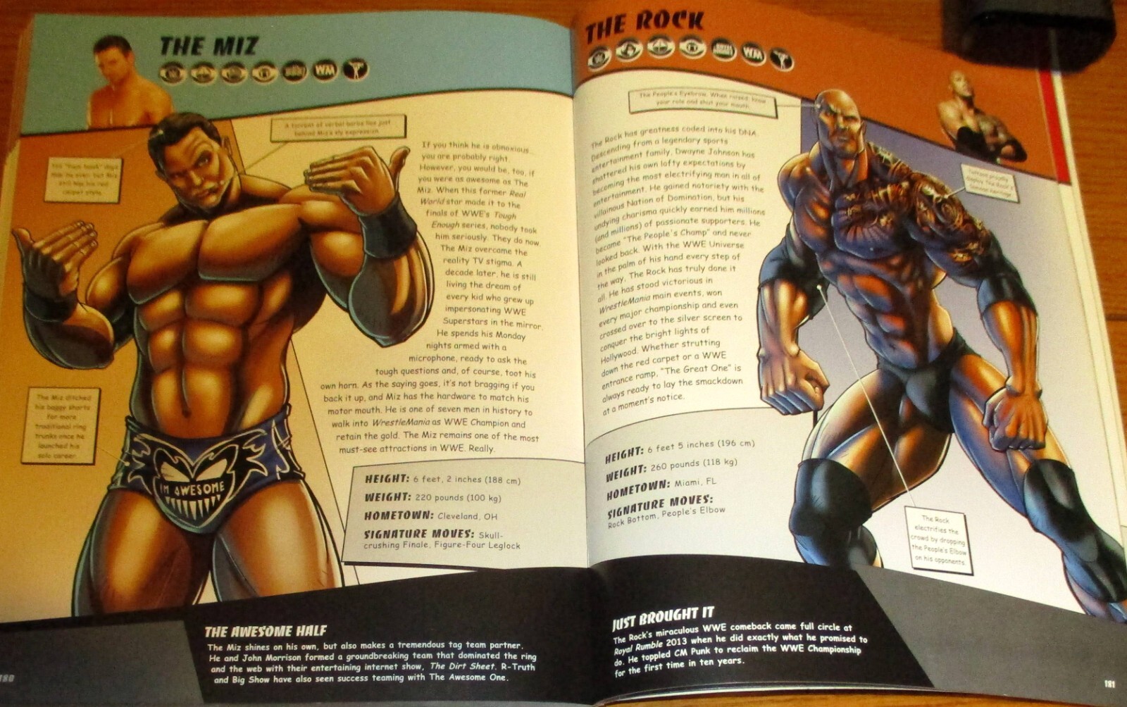 2015 WWE Ultimate Superstar Guide Softcover Book 207 Pages