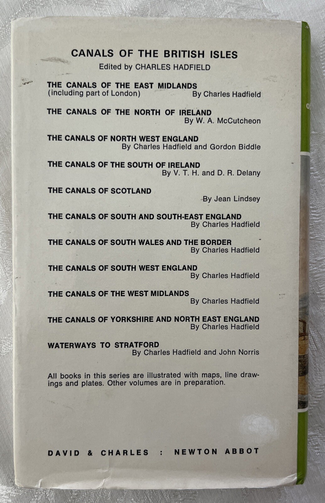 The Grand Canal of Ireland By Ruth Delany. 1975. VVG HCDJ