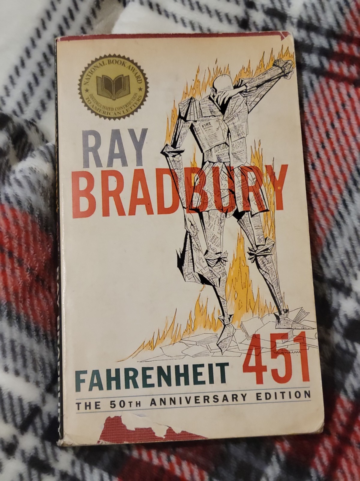 Fahrenheit 451 by Ray Bradbury PB 50th Anniversary Edition