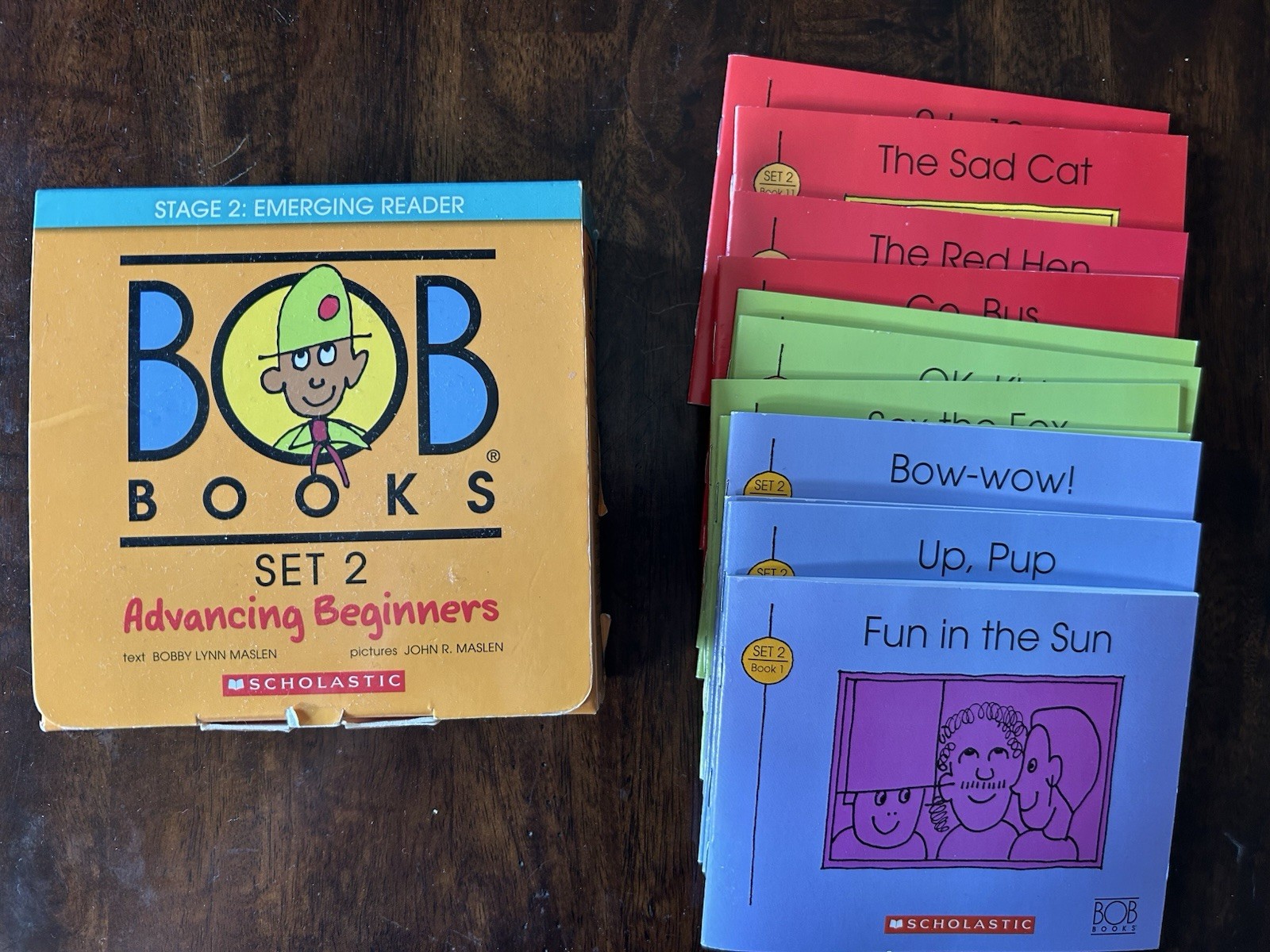 Scholastic Bob Books Box Set 1 Beginning Readers + Set 2 Advancing Beginners