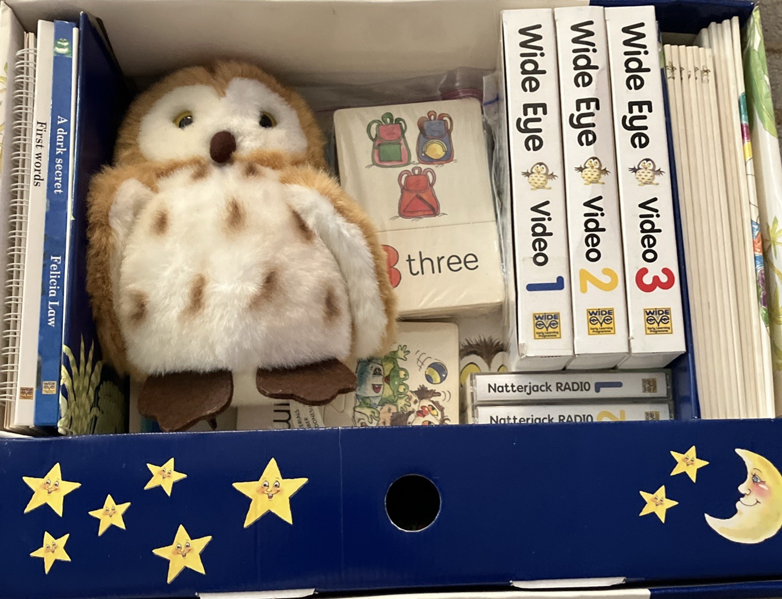 Wide Eyed Early Learning Program Kit for Toddlers Ages Books And Videos