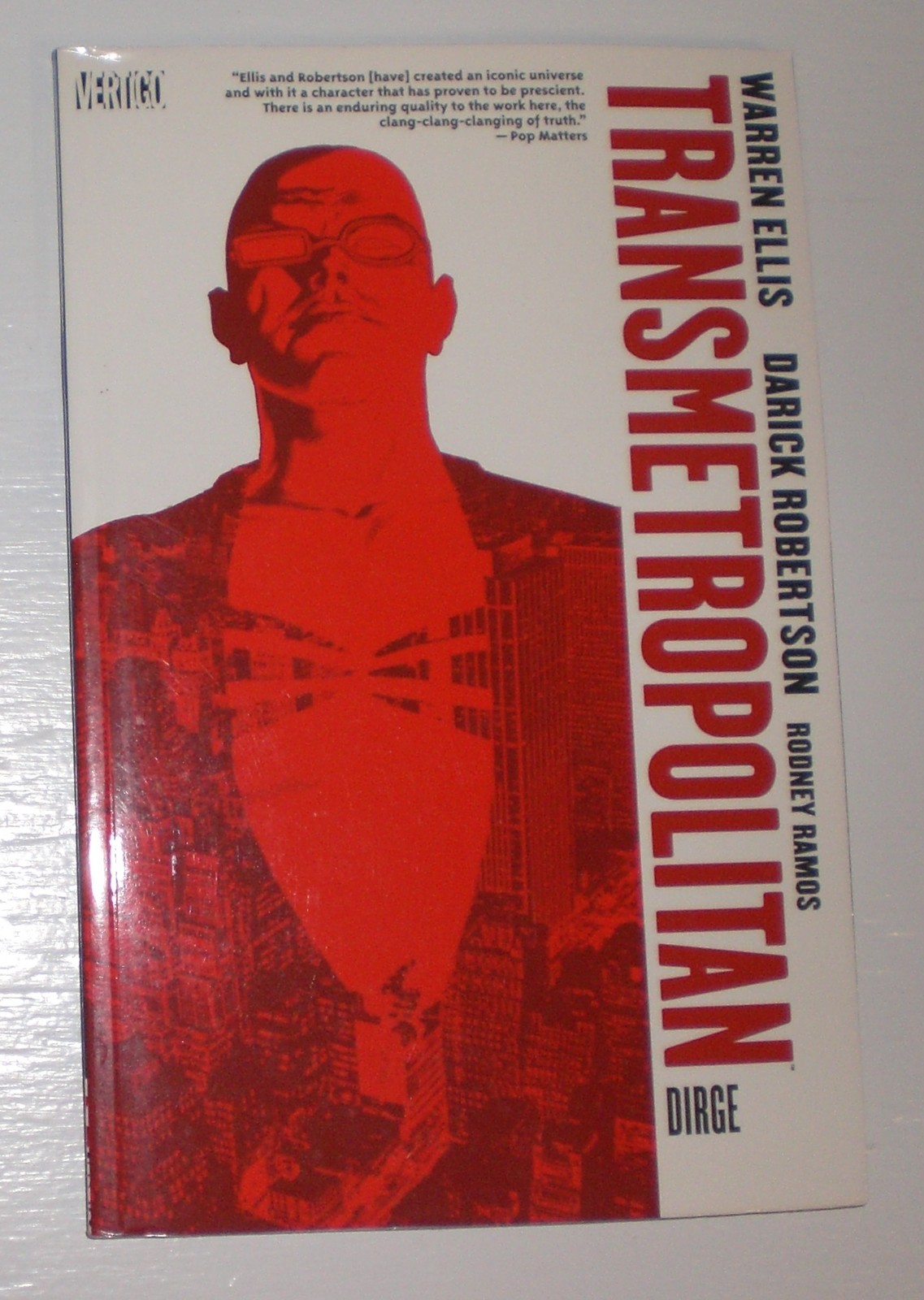 2010 Transmetropolitan 8 Dirge by Warren Ellis Graphic Novel paperback book